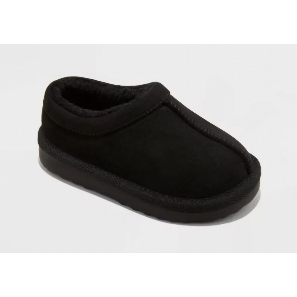 Cat And Jack Toddler Jude Clog Slippers Black Size 7